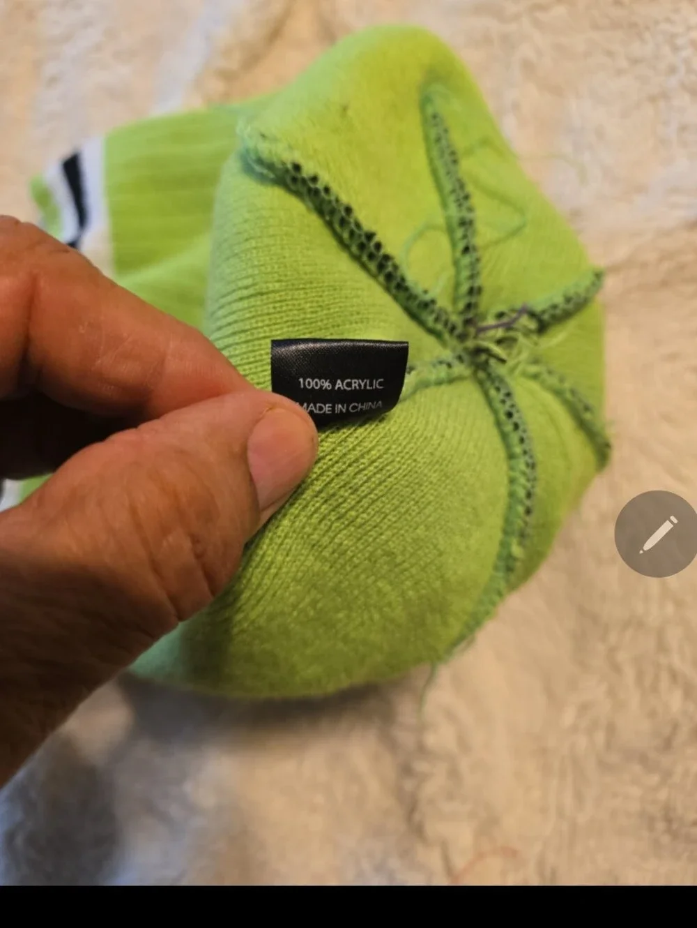 070226 pom pom beanie hat for men New York One size Fit most Multiple Co Winter